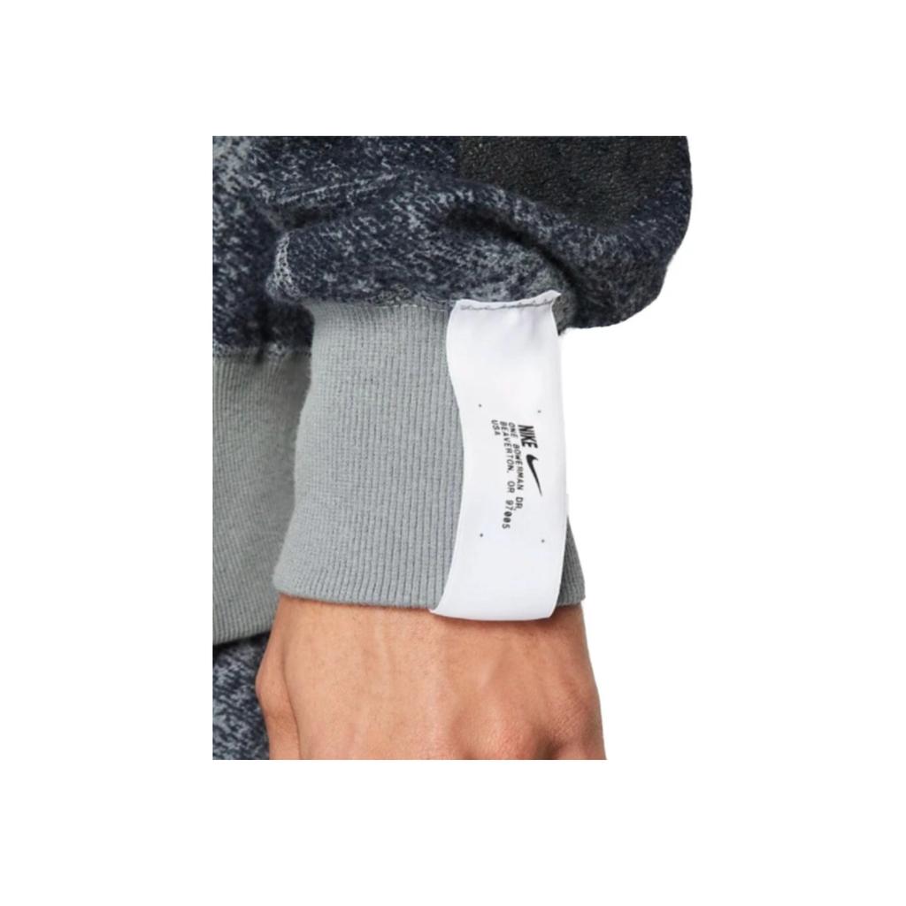 Nike Tie-Dye Pocket Crew Neck Long Sleeve Sweatshirt Men Tops Grey DQ3508-084