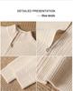 Men's 100% Pure Wool Thickened Half-High Collar Zipper Cardigan Sweater for Autumn/Winter