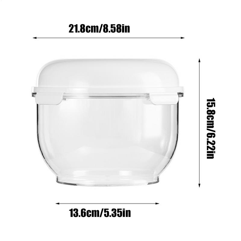 Contenitore per Lievitazione Impasto Pizza Contenitore per Impasto Contenitore per Conservazione Pizza Contenitore per Lievitazione Impasto Scatola per Lievitazione Organizzatore per Conservazione Alimenti Con Coperchio