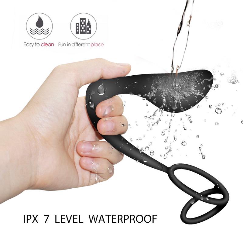 Silicone Male Climax Erotic Cock Ring Male Prostate Massager Anal Sex Toys Fantasy  Masturbation Adult Products Dropshipping