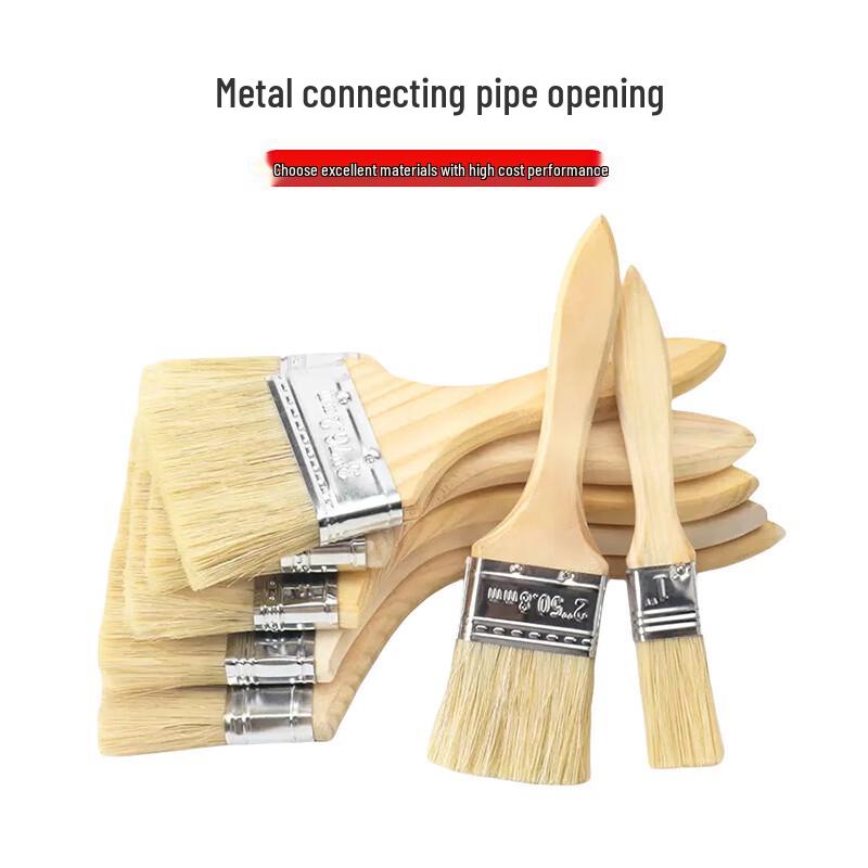 Industrial Wooden Handle Hog Bristle Paint Brush