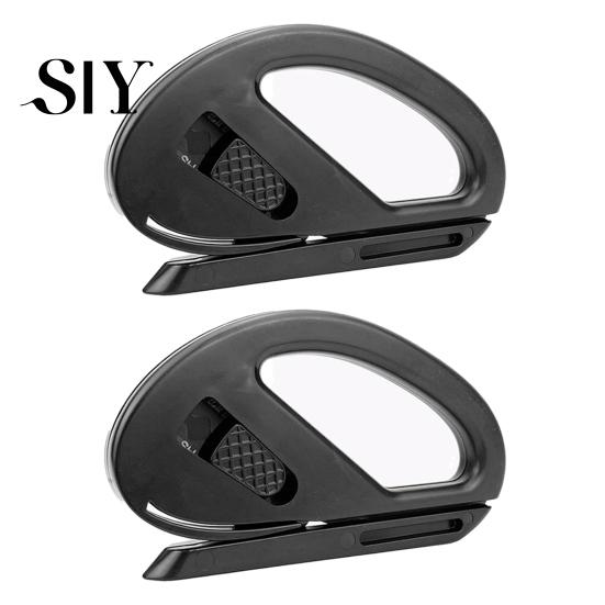 Easy-to-use Paper Trimmer with Hidden Blade 1/2Pcs Safety Cutter Tool Film Wrapping Easy Sliding Packaging Roll Compact Design