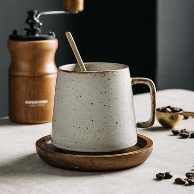Japanese Retro-Style Ceramic Coffee Mug Gift Set