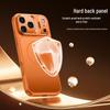 Orange Magnetic Protective Case with Lens Stand for Apple 17 Pro Max