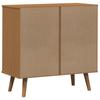 Chest of Drawers MOLDE Caramel 80 x 40 x 80 cm Solid Pine Wood