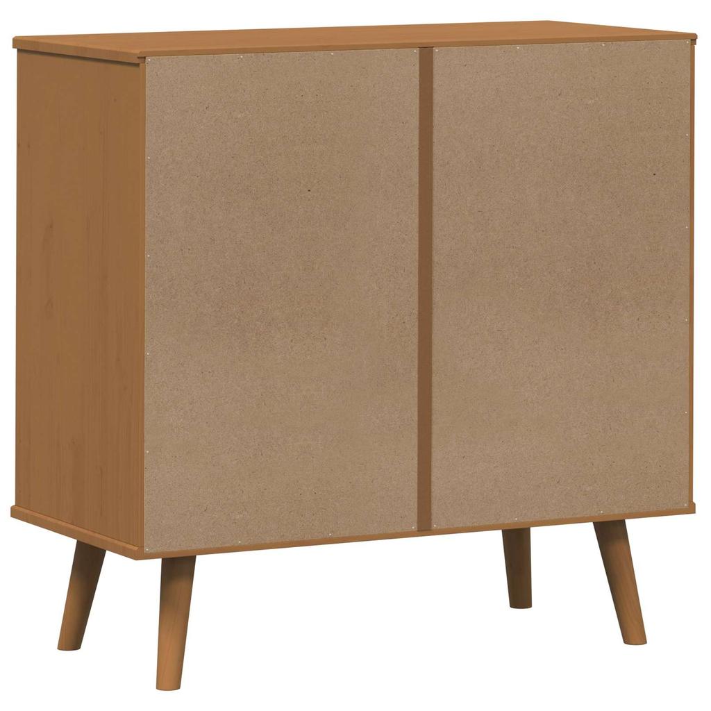 Chest of Drawers MOLDE Caramel 80 x 40 x 80 cm Solid Pine Wood