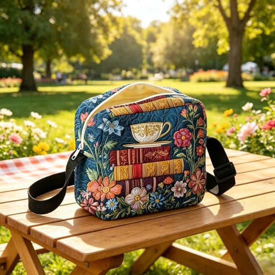 Quilted Crossbody Bag for Women, Adjustable Strap Casual Handbag, Lightweight Portable Travel Purse, Single Shoulder Bag with Zipper