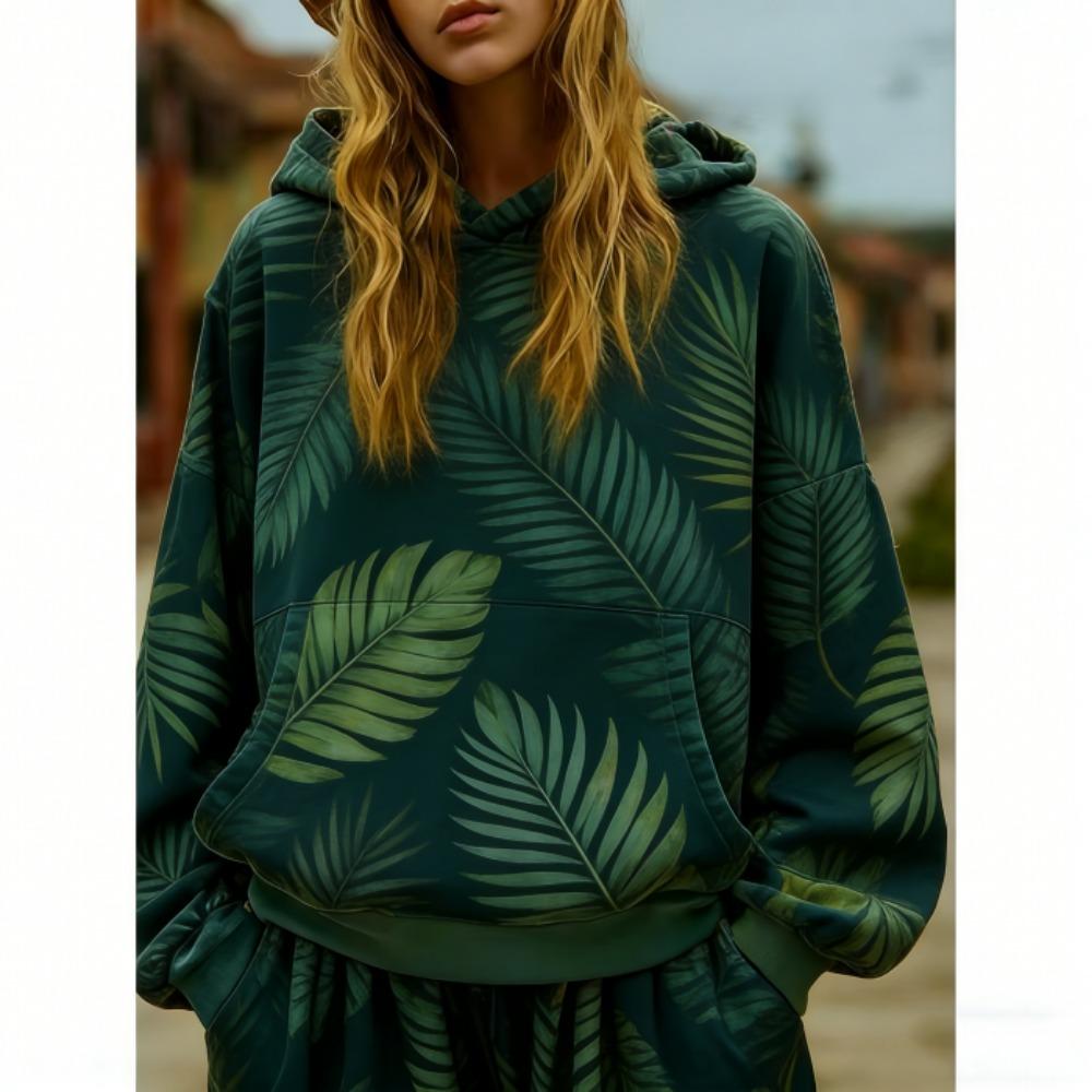 Europäisch Amerikanischer Floral 3D Druck Hoodie Damenmode Bohemia Lässiger Hoodie Streetwear Sweatshirt Damenkleidung Oberteil
