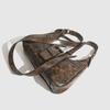 IELGY Maillard Fashion Unterarm Halbmond Tasche, Retro Schulter Messenger Bag