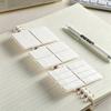 Transparent Memo Flags 2 Pack Translucent White Index Tabs, Repositionable Writable Page Markers for Book Adhesive Stickers, Document Classification