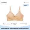 Premium Seamless Tank Top Bra for Women, Side Gather Push Up Anti-Sagging Wireless Breathable Comfortable Lingerie