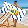 Crowned crest brilliance Print beach towel, quick drying, suitable for travel, outdoor sports, jogging, the beach and swimming, gift