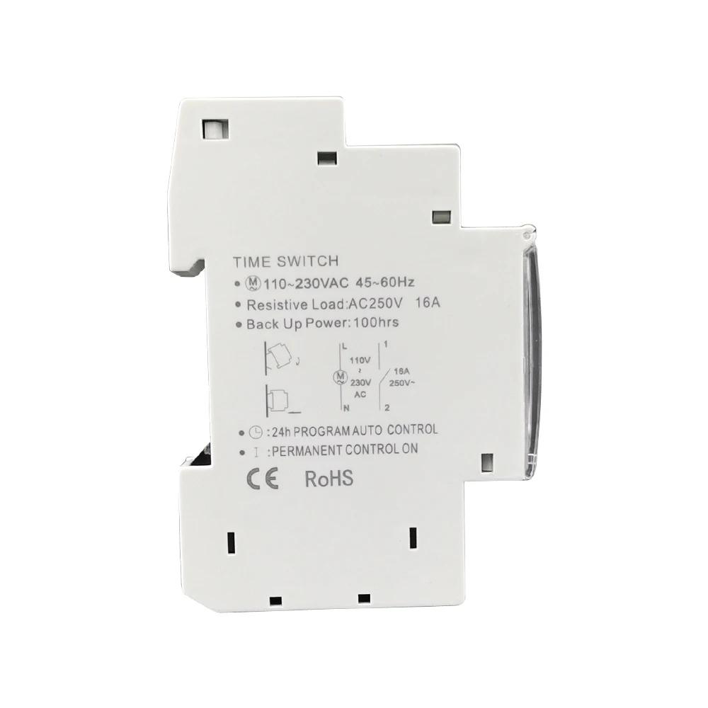 Premium SUL181 zaman sayacı rölesi 111-111v günlük programlanabilir mekanik zamanlayıcı anahtar 111V 96 kez açma/kapama ile 1 yıl garanti