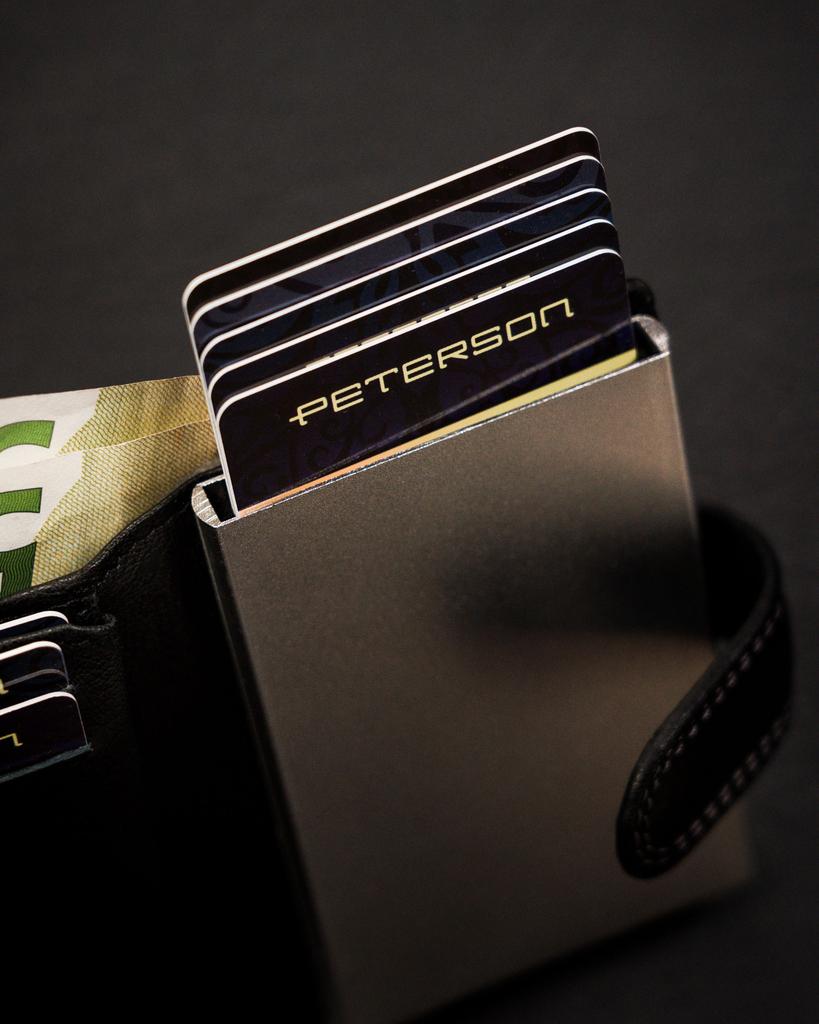 Men's Leather Wallet PTN G586-GKA-4543 Black