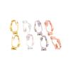 10 Pairs Ear Wire Converter Adjustable Multiple Colors Clip-on Earring Jewelry Findings Tool Earrings Adapter Supplies