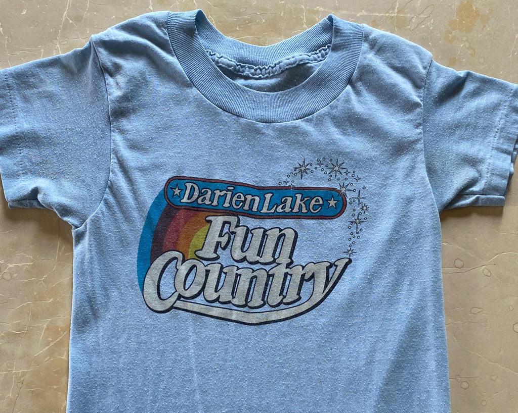 Vintage 80s Darien Lake Fun Country T-Shirt - YOUTH 4T