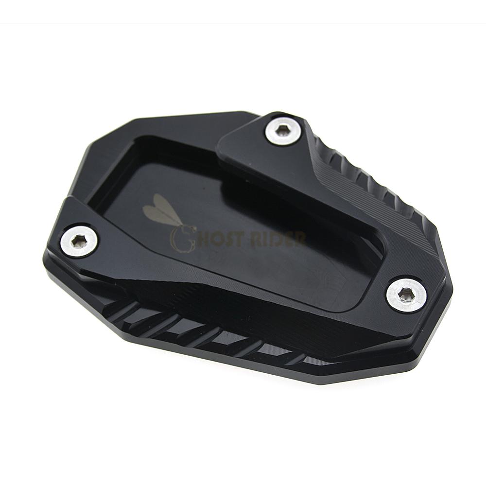 

Мотоцикл CNC Расширительная пластина боковой подножки, Увеличитель подножки для Ducati Monster 696 795 796 821 Hypermotard 821 939 Supersport чёрный