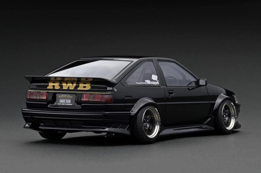 ignition model RWB AE86 Black finished product 1/18