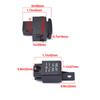 H11 H8 H16 Fog Light Lamps Wiring Harness LED Indicator Switch Kit 12V 40A Relay