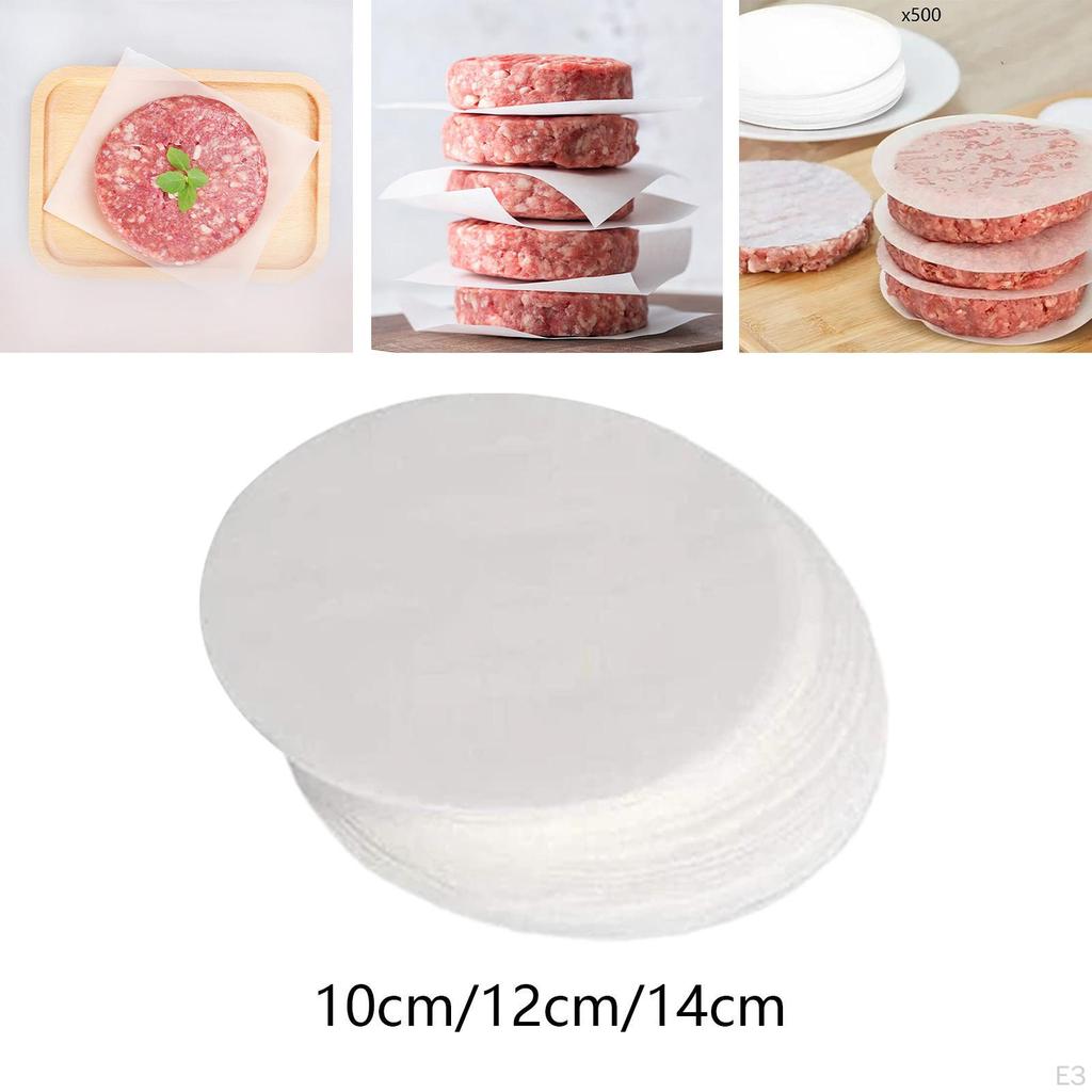 Burger Press Paper Parchment Round Baking Oil for Tea Party Wedding Home Use