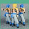 Dragon Ball Gogeta Yellow And Blue Hair Raise Hand Thumbs Up Posture Model For Fans