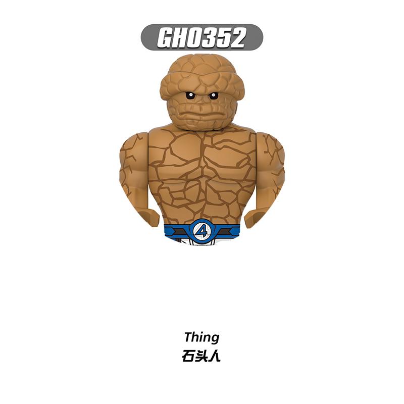 Fantastic Four Human Torch Bausteine DIY Spielzeug Geschenke Daredevil Punisher Minifiguren Bausteine Mini Actionfiguren für Kinder