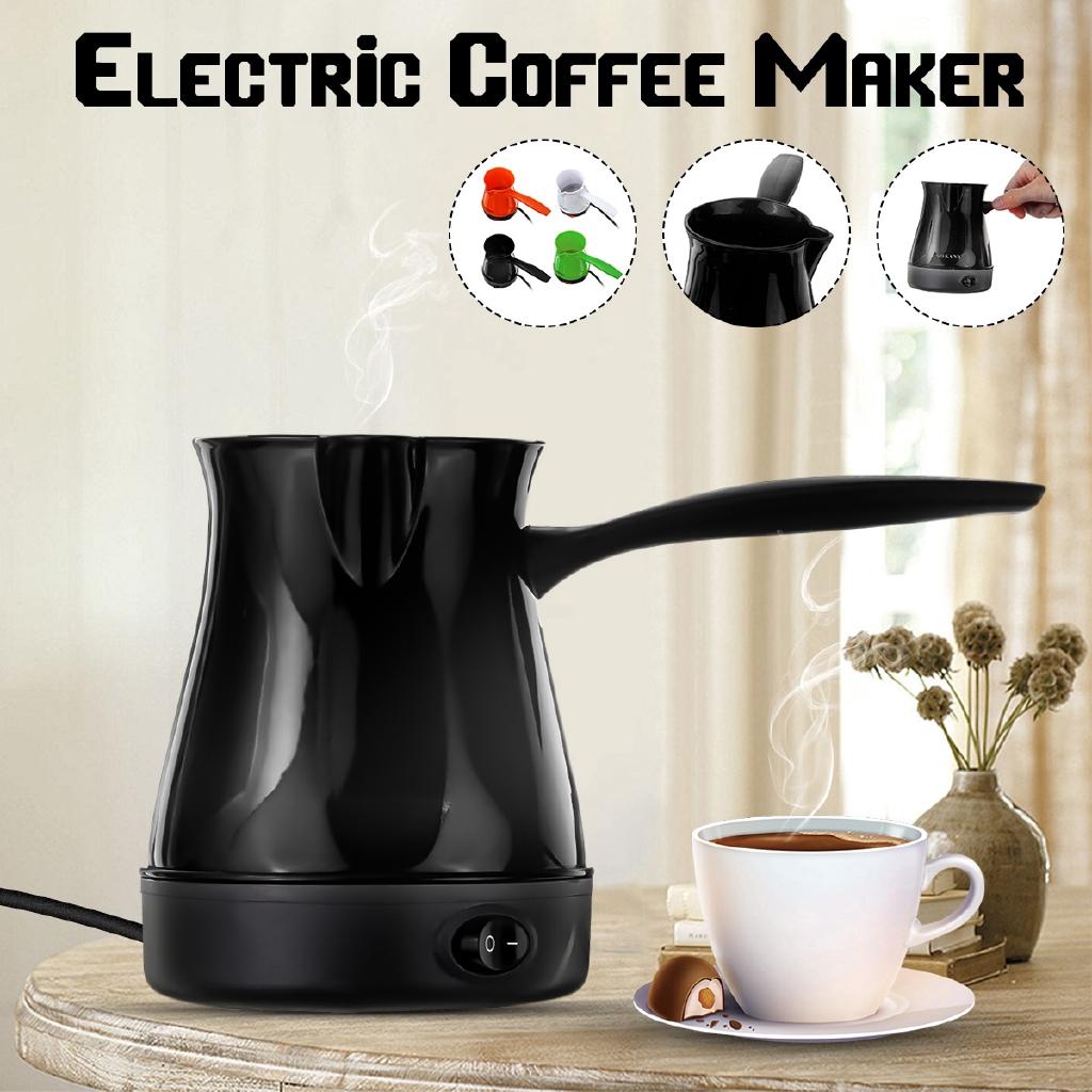 Turkish Greek Coffee Maker Machine Espresso Tea Pot Food Grade ABS+Stainless Anti-slip base
