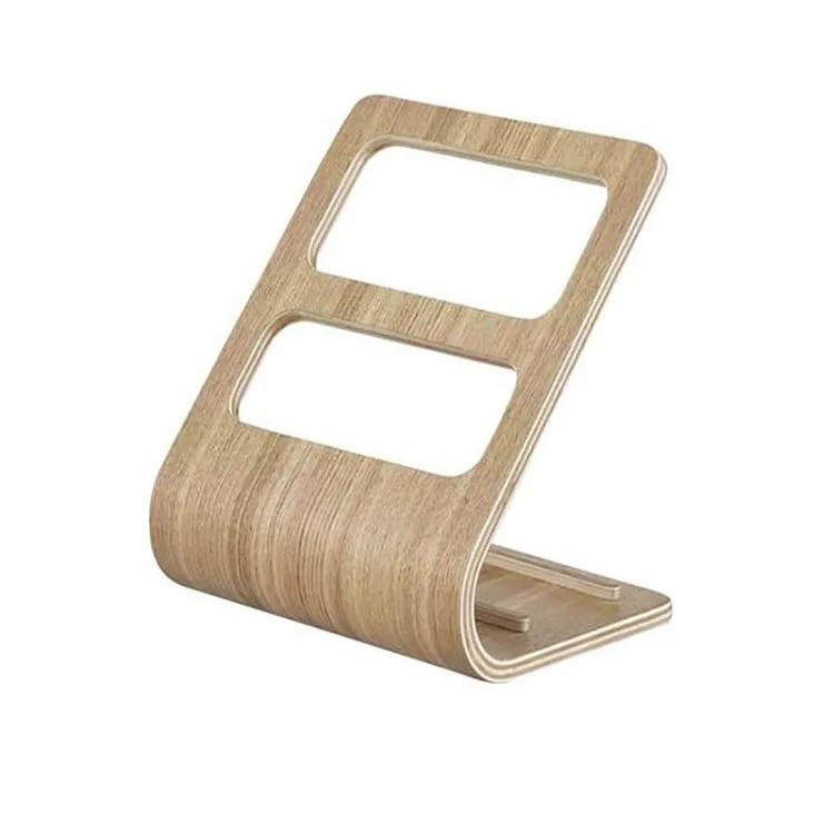Desktop Coffee Table Storage Rack Home Living Room Multifunctional Remote Control Rack Universal Curved Wood Bracket Remote rack