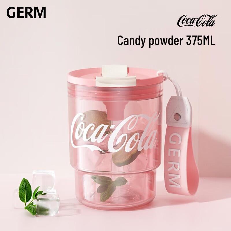 Germ Coca-Cola Co-branded Bamboo Slip Portable Glass Water Cup