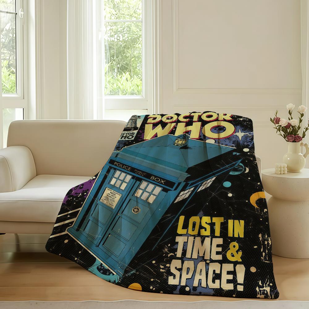 Fantasy movie D doctor w WhoS Blanket For Sofa Office Bed Plane Travel Sleep Read Relax Camping Soft And Warm