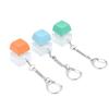 Mini Mechanical Keyboard Fidget Keychain Stress Relief Clicker Toy Portable Finger Press Sensory Toy Keyring Bag Pendant Decor