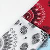 Trifong bandana paisley pattern cotton 55cm x 55cm white