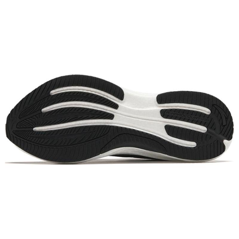 Anta Innovation 5 Fabric Cushioning, Wear Resistant Low top Nitrogen Technology Running Shoes Unisex Black Sneakers 122415582-9