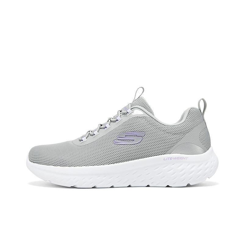Skechers Women's GO Series Comfort Cushioned Low Top Running Shoes Gray 897926-GYLV