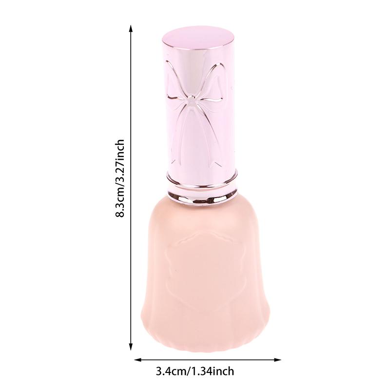 12 ml Lege Nagellakflesje Glazen Nagellak Gel Container Nagel Schoonheidsolie Flesje Nail Art Gereedschap Met Kwastdop