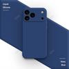 Original Handyhülle aus flüssigem Silikon für iPhone 17 Pro Max Air 17Pro 17Max 5G Gerader Rand Linsenschutz Weiche Basic Rückseite