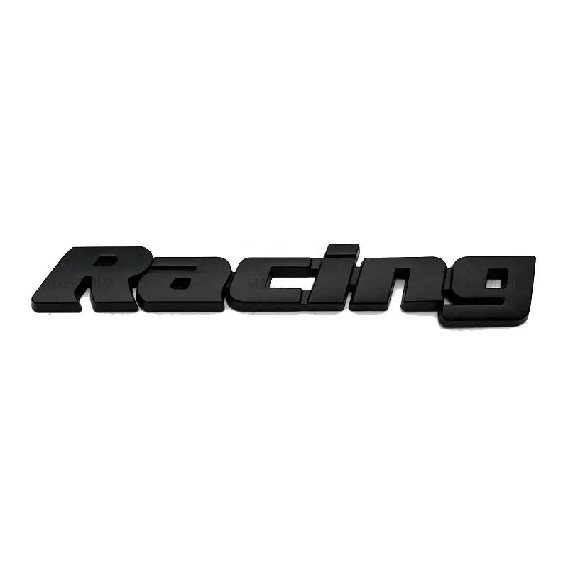 1pc Metal Car Body Trunk Emblem Sticker Styling for RACING Mustang Taurus Explorer Fiesta Focus Mondeo F150 Kuga Raptor