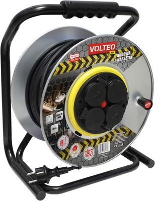 Heavy Duty Extension Cord Metal Drum 30M H05Rr 3*2.5 Ip44 - Vt-427-3025