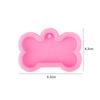 Heart Shape Keychain Casting Silicone Molds Dog Paw Print Resin Molds for Key Chain Pendant Making Epoxy Resin Craft Jewelry DIY