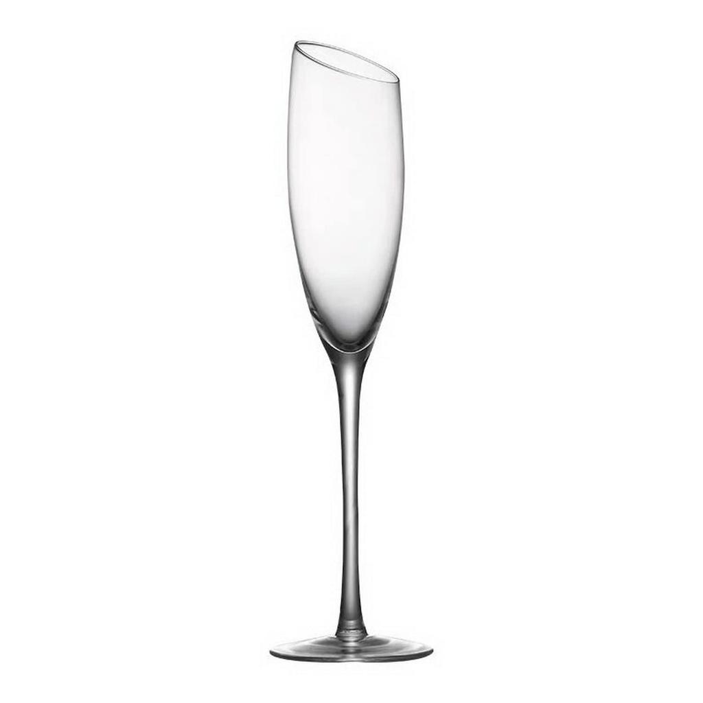 Champagne Glass, Sparkling Clear Flute, 180ml, for Rosé Wine and Sparkling Wine, Passed Japan Food Inspection, Lazysong