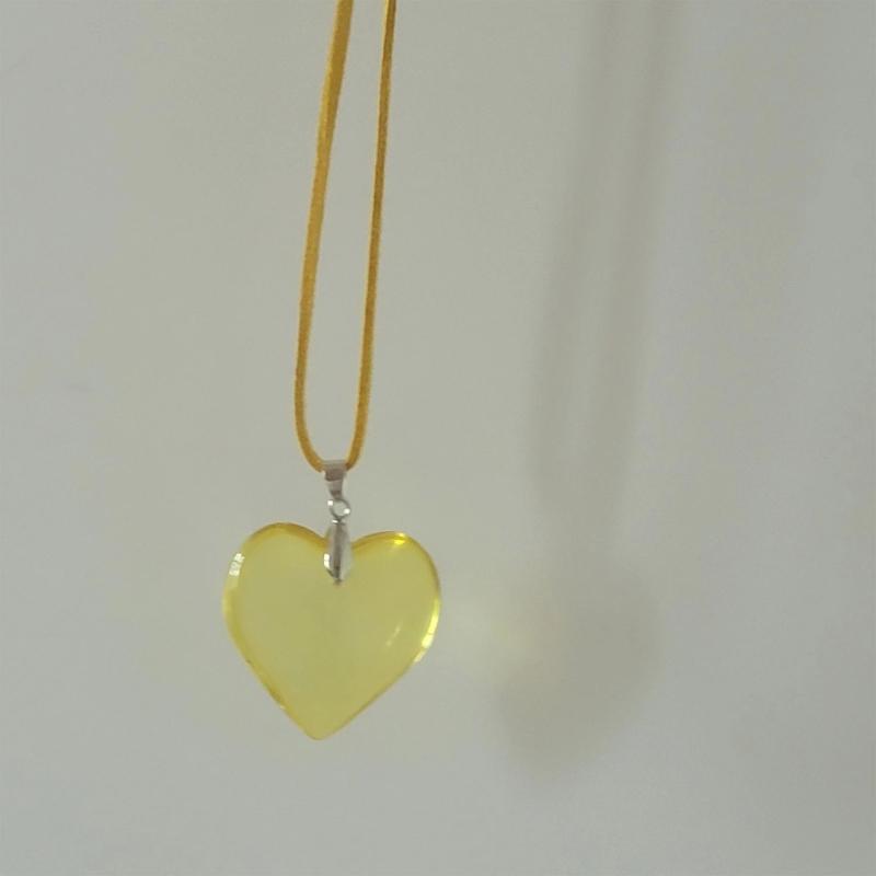 Large Heart Necklace Crystal Heart Pendant Clavicle Chain Romantics Heart Choker Anniversaries Gift for Women Girl Teen