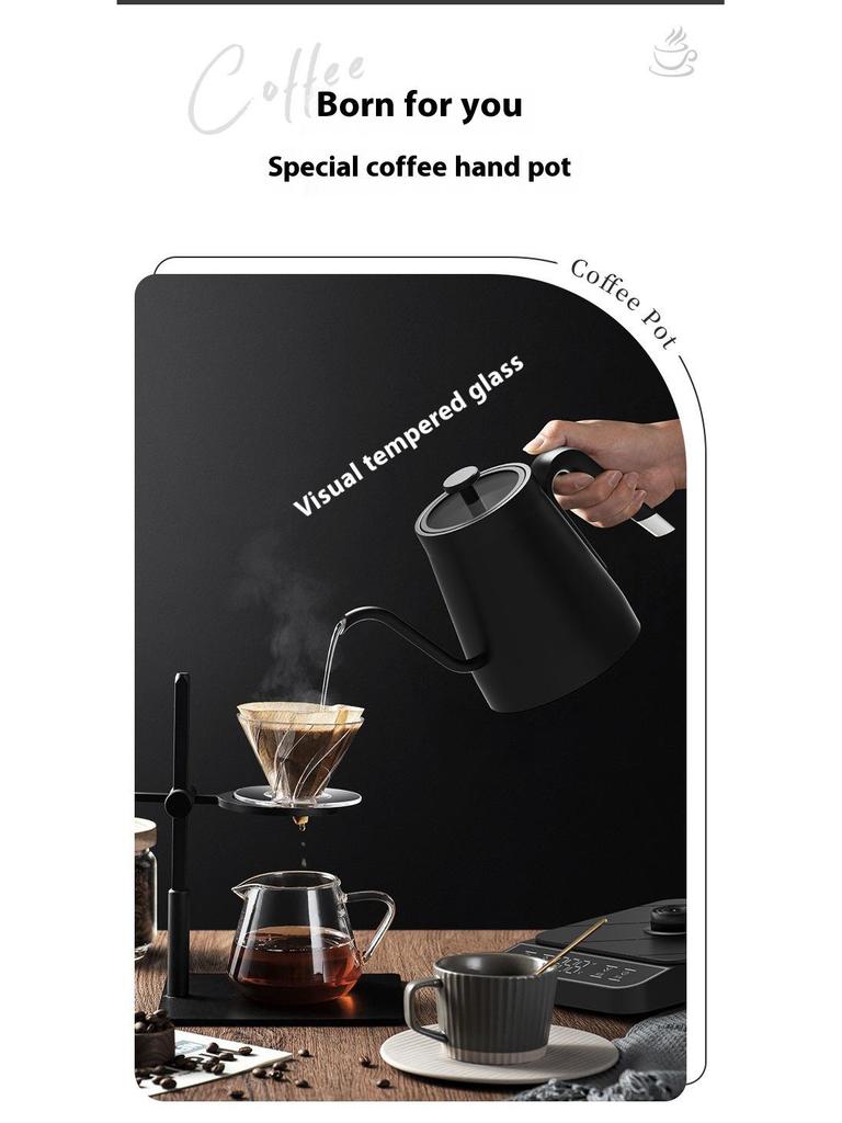 Cross-Border Gooseneck Electric Kettle, 110V, Pour-Over Coffee, Constant Temp, EU/UK/US Standards