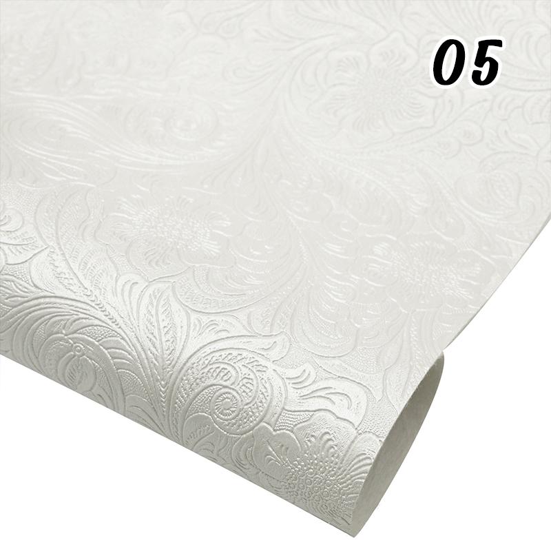 30x137cm Geometric Pattern Faux Leather PVC Synthetic Leather Fabric Sheets DIY Earrings Bags Sofa Furniture Making Crafts
