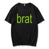 Charli XCX with Special Guest Shygirl T-Shirts Brat Album Retro Clothing Aesthetic Unisex Streetwear Cotton TShirts
