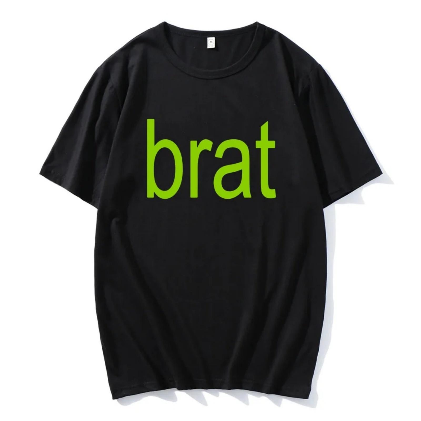 

Charli XCX with Special Guest Shygirl T-Shirts Brat Album Retro Clothing Aesthetic Unisex Streetwear Cotton TShirts XXXXXL різнокольоровий