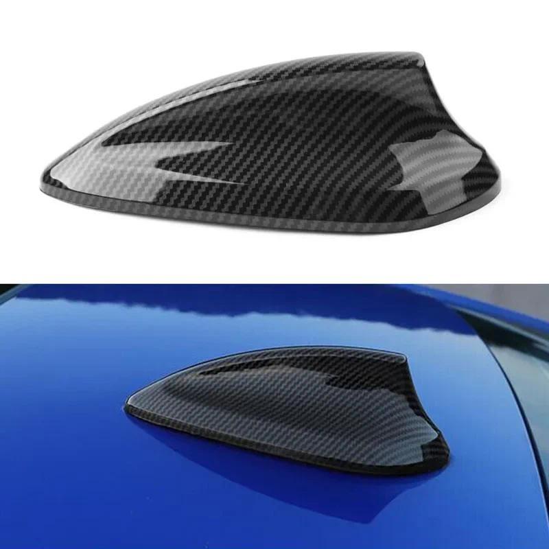 Car Roof Shark Fin Antenna Cover Trims For BMW 1 Series F20 F21 2012-2016 Auto Aerials Decor Carbon Fiber Parts