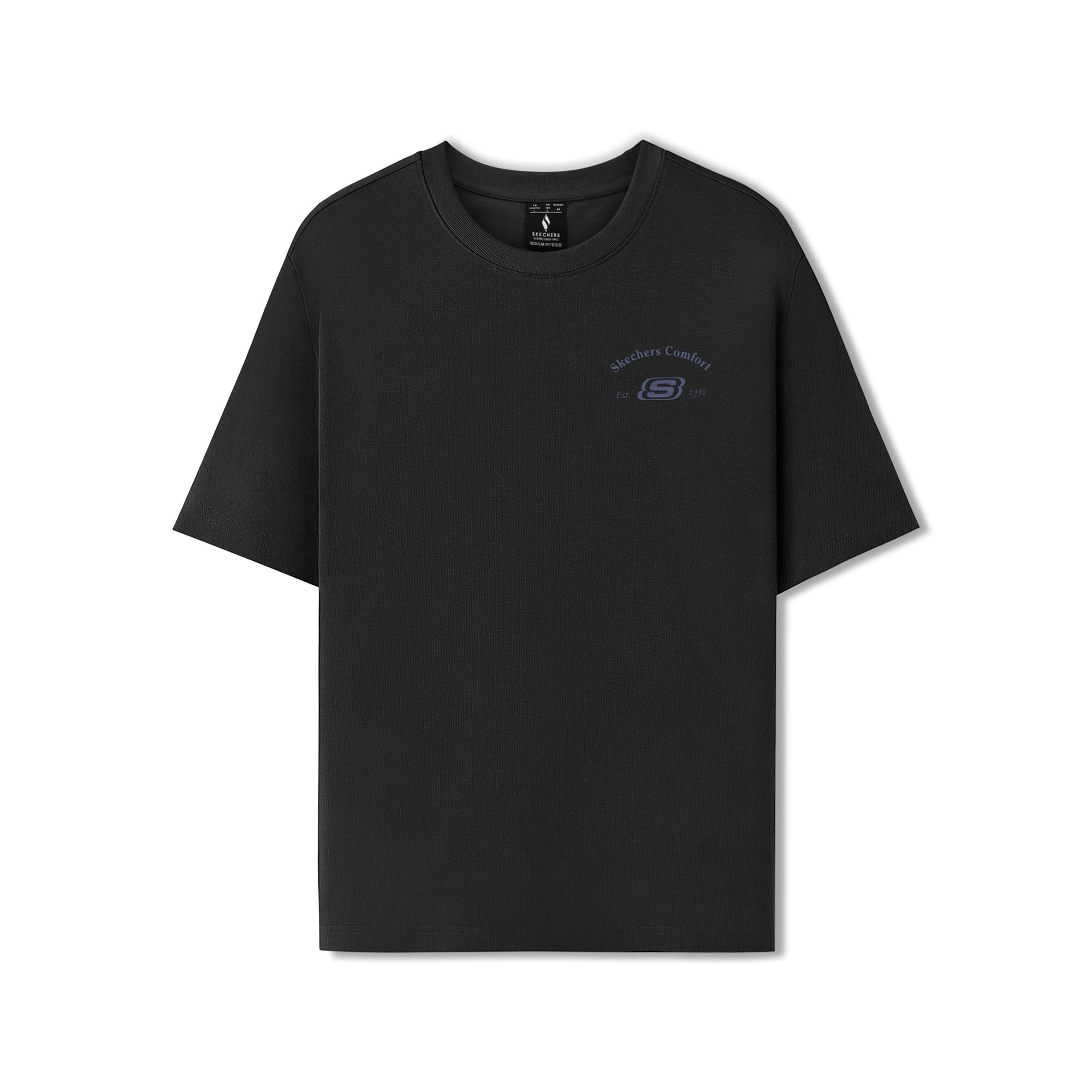 Skechers Knitted Short Sleeve Breathable T-Shirt Unisex tops L126U041-0018 XS
