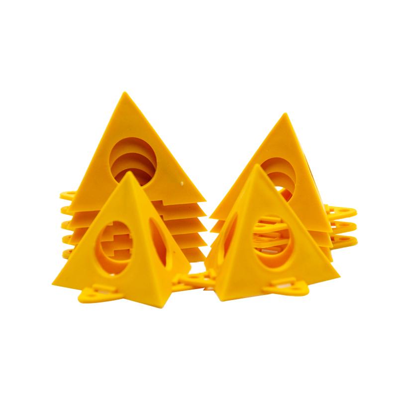 10 Stück Pyramidenförmiger Dreibeiniger Dreieckiger Halter Holzbearbeitung Lackierhalter Spritzlackierhalter Pufferblock Hilfswerkzeug-Set