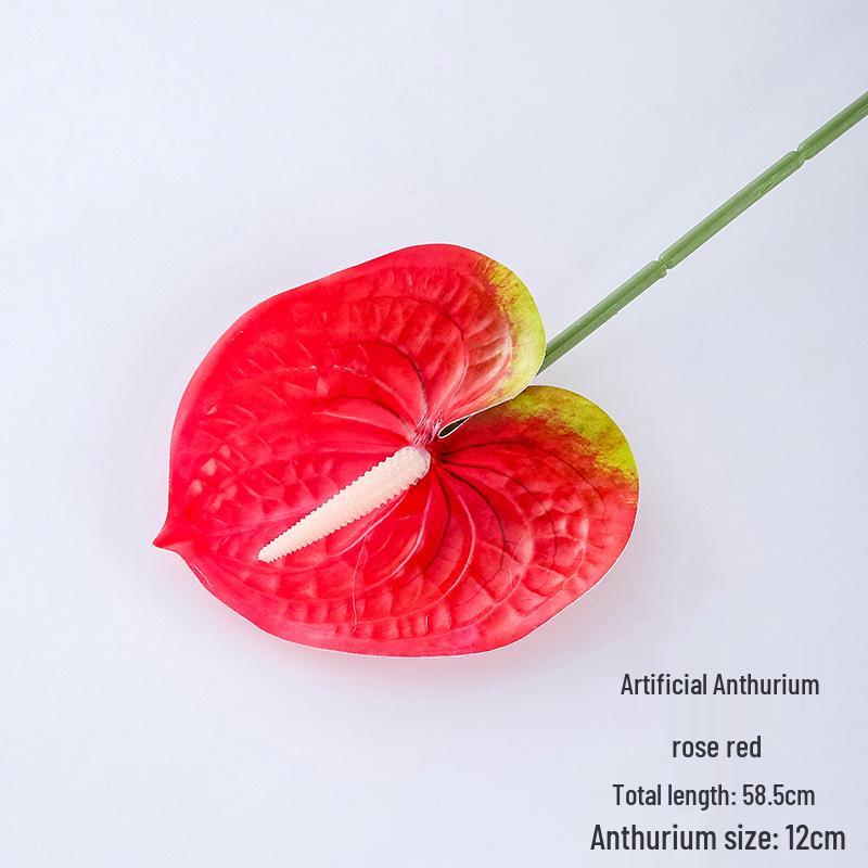 2026 New Year Anthurium Series: High-Quality Artificial Fortune Bouquet Accessories