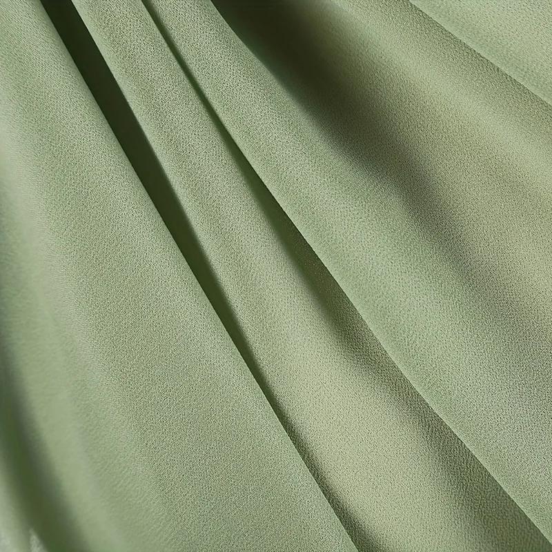 1pcs Women's Color Hijab Scarf  Casual For Ramadan   Women's Solid Chiffon Head Scarf - Perfect for Stylish Hair Accessories